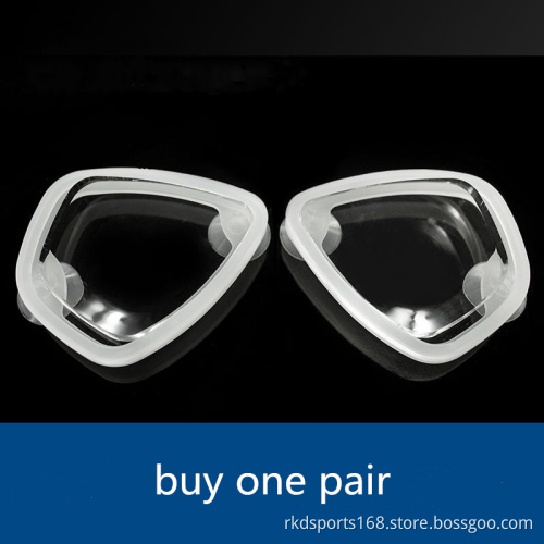 Diving&snorkeling HD resin myopia lens silicone frame